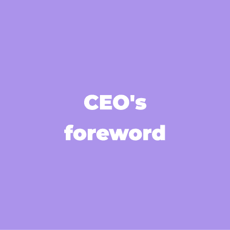 CEO's foreword