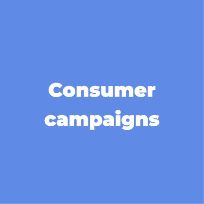 Consumer campaigns
