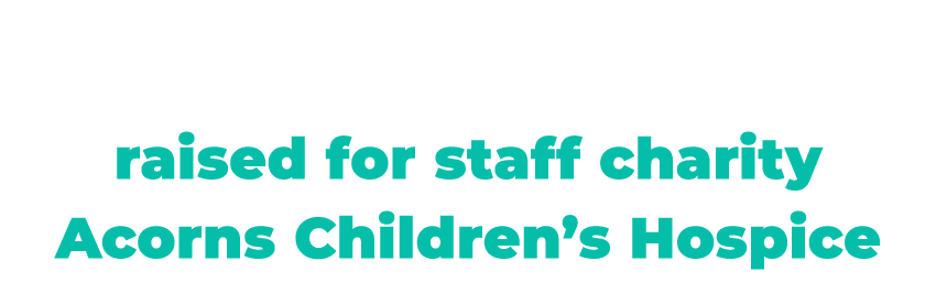  raised for staff charity Acorns Children’s Hospice