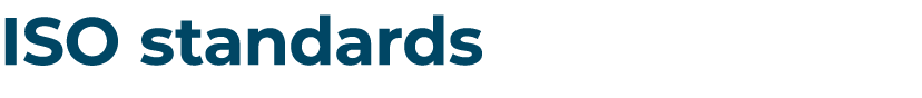 ISO standards 