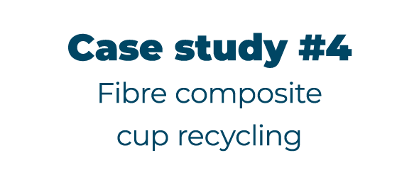 Case study #4 Fibre composite cup recycling