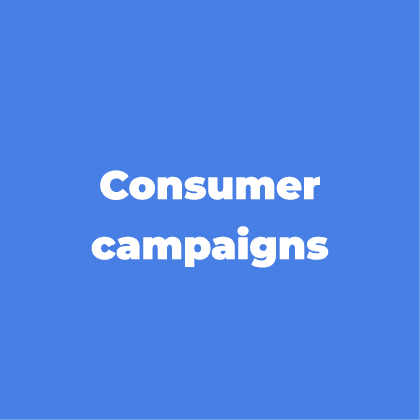Consumer campaigns