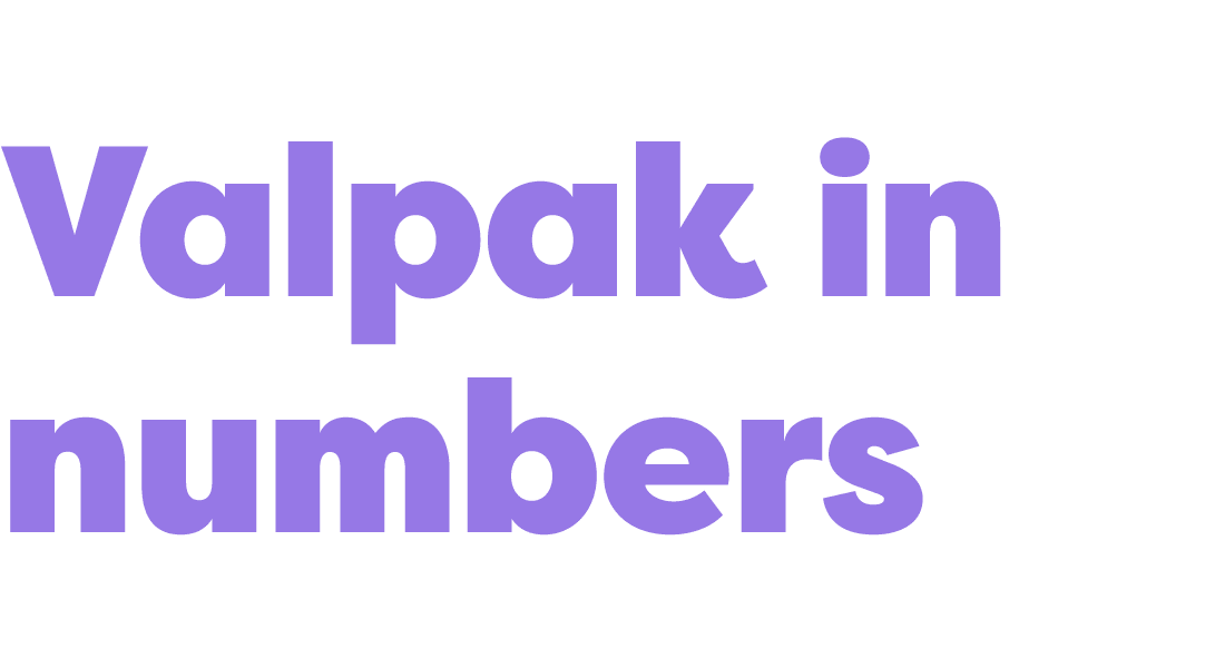 Valpak in numbers